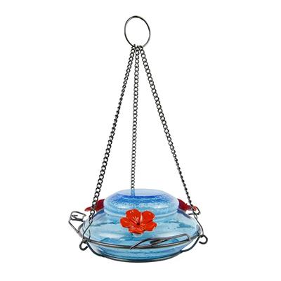 Blue Mason Hummingbird Feeder