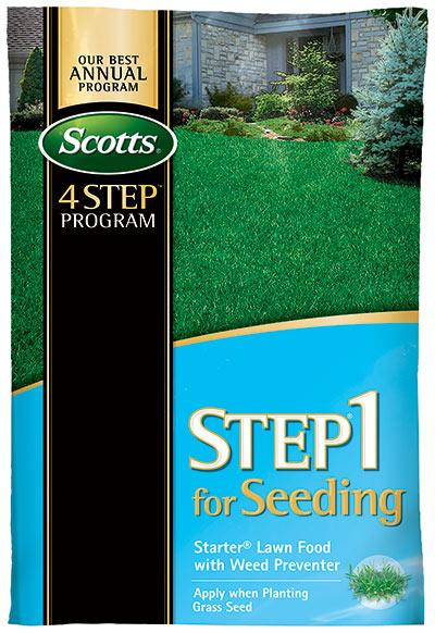 Step&reg; 1 for Seeding Crabgrass Preventer plus lawn food 5M