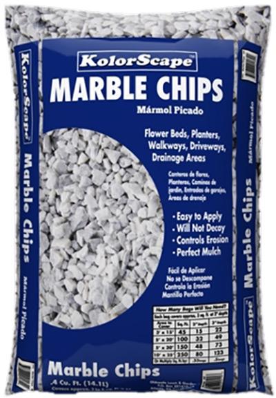 Bagged Marble Chips 3/4in .4cf
