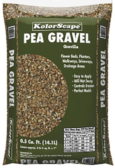 Bagged Pea Gravel .5cf