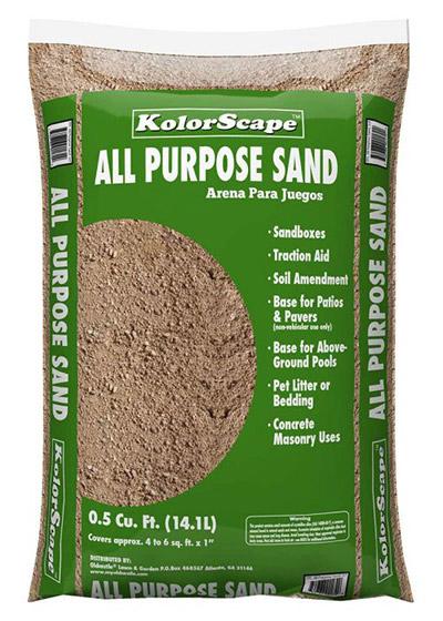 Bagged All purpose sand .5cf