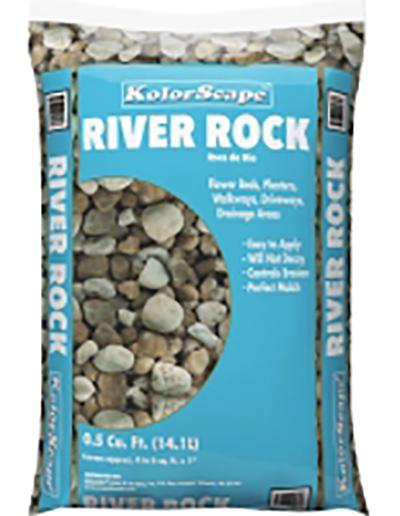 Bagged River Rock .5cf