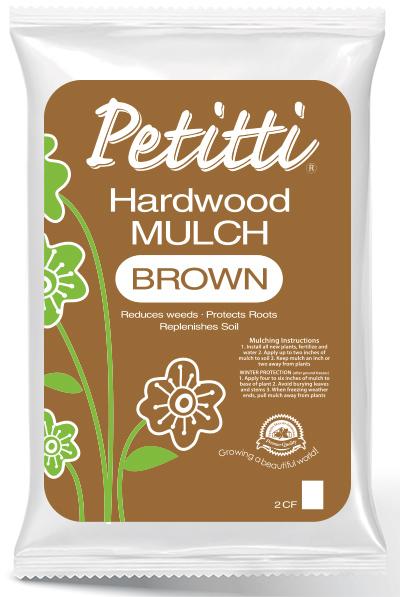 Petitti Hardwood mulch brown 2cf