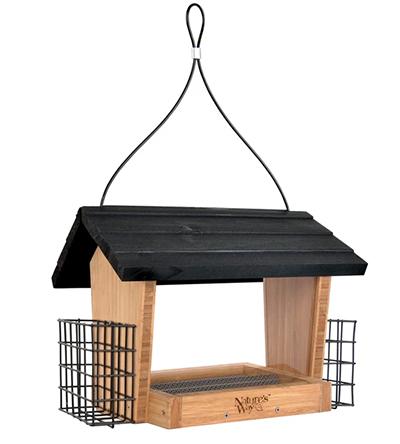 Bamboo Hopper and Suet Feeder 6qt