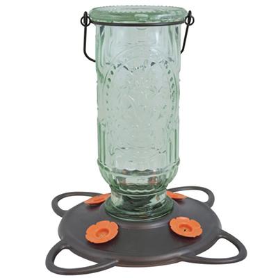 Vintage Clear Oriole Feeder