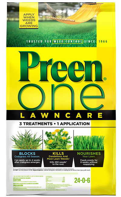 Preen&reg; One Lawn crabgrass & broadleaf weed control 18lb bag