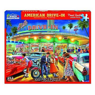 American Drive In 1000 Piece Puzzle