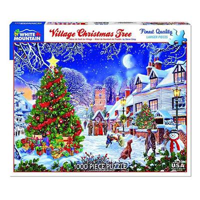 Village Christmas Tree 1000 Piece Puzzle