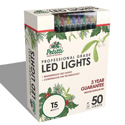 50 Count Multi Color T5 Light Set