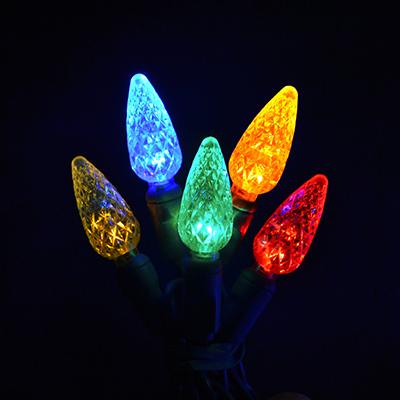 100 Count Multi Color C6 Light Set