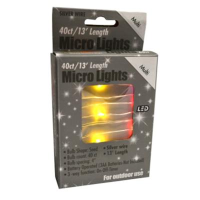 40 Count Battery Operated Multi Color Starry Micro Lights