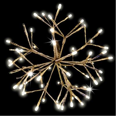 12" Gold Twinkling light Shimmer Sphere