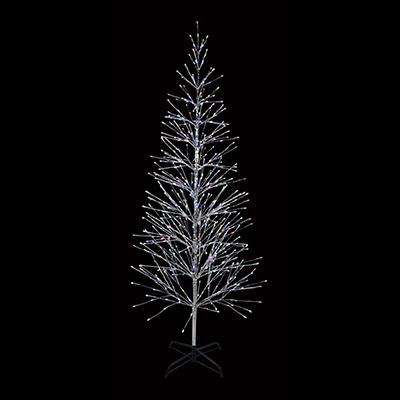 4' Color Changing White Twig Tree