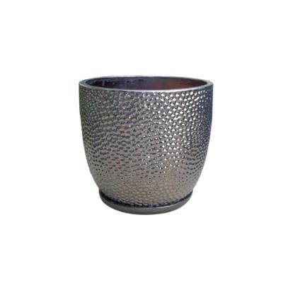 8" Silver Limelight Planter
