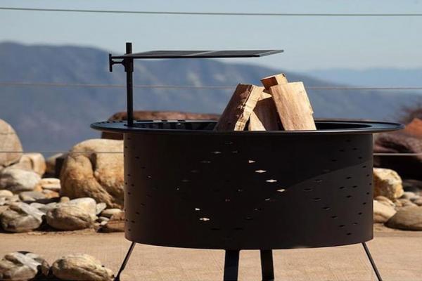 Wood Burning Fire Pit 30-In 'Diamond'
