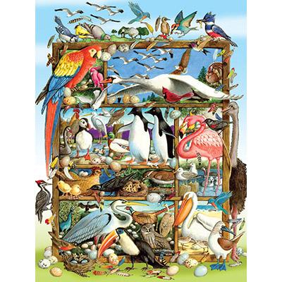 Birds of the World 350 Piece Puzzle