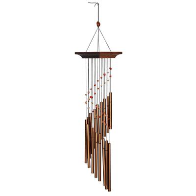 Amber Spiral Wind Chime