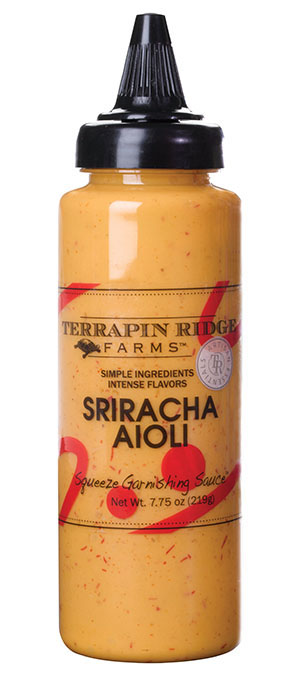 Sriracha Aioli Garnishing Squeeze