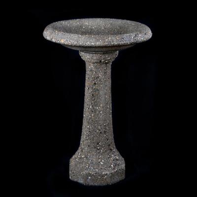 Modern Aggregate Birdbath