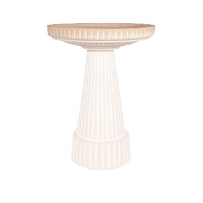 Birdbath Top - White