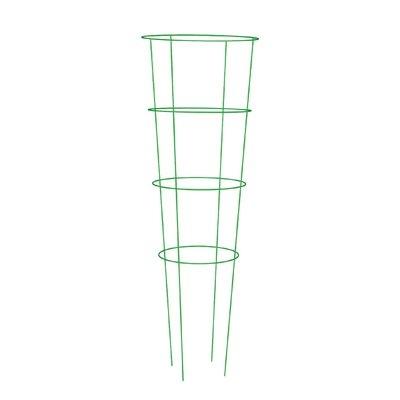 Green Coated Tomato Cage 54in