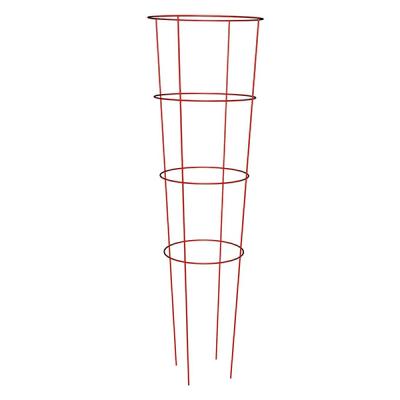 Red Coated Tomato Cage 54in