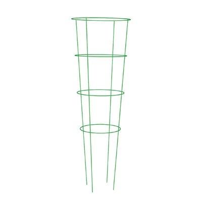 Green Coated Tomato Cage 54in