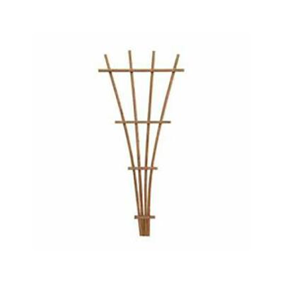 Wood Fan Trellis 72in