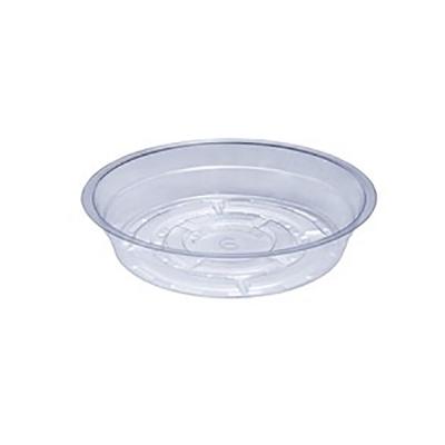 Clear Vinyl Saucer 6"