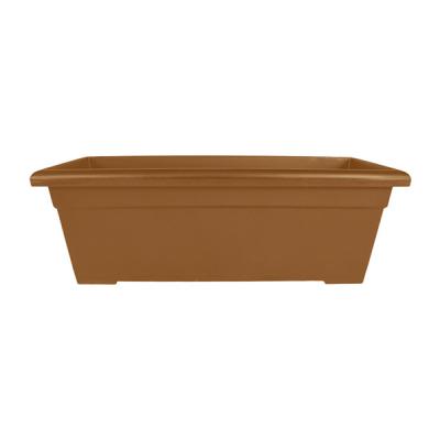 Romana Deck Planter 28"x 10" Terra Cotta