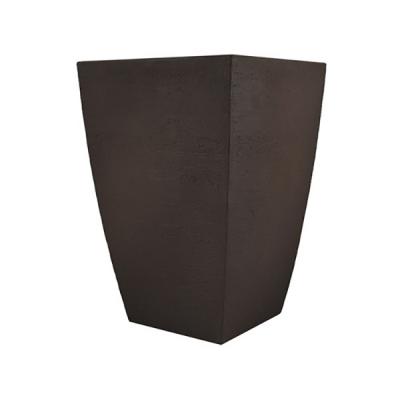 Modern Square Planter 13" x 19" Espresso