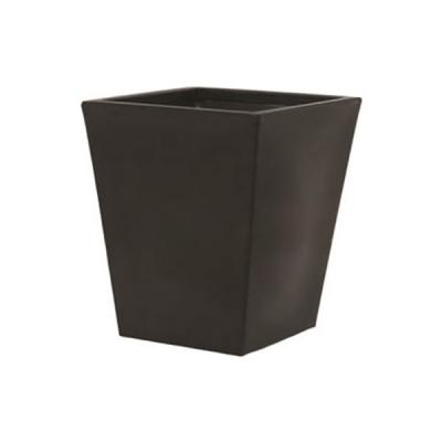 Cosmopolitan Square Planter 18" x 18" Black