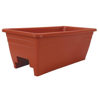 Deck Rail Planter 24" Terra Cotta