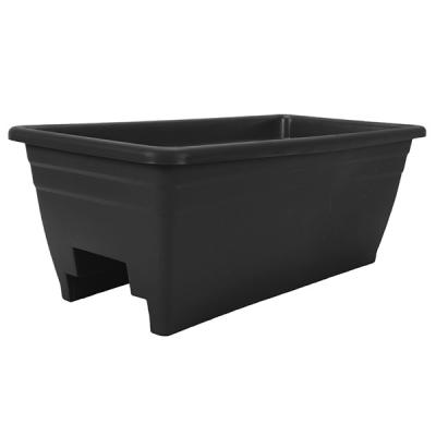 Deck Rail Planter 24" Black