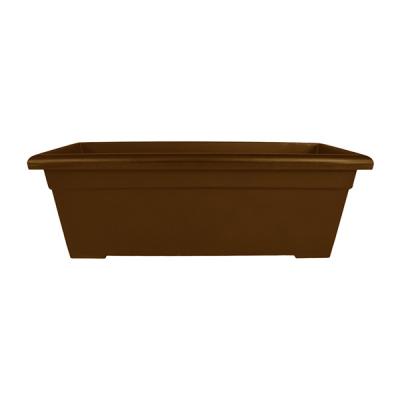 Romana Deck Planter 28"x 10" Chocolate