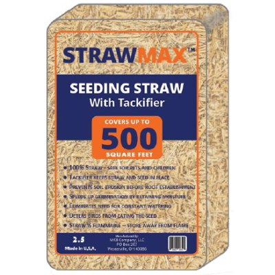 Seeding Straw 2.5cf compressed
