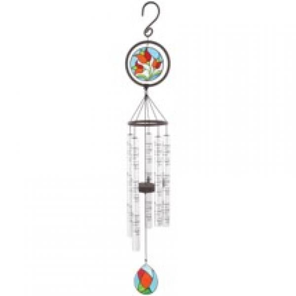 STAINED GLASS WIND CHIME