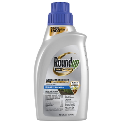 Roundup&reg; Dual Action Weed & Grass Killer Plus Preventer 32oz Concentrate