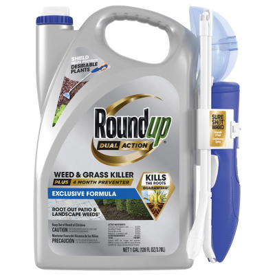 Roundup&reg; Dual Action Weed & Grass Killer Plus Preventer 1 Gallon Ready