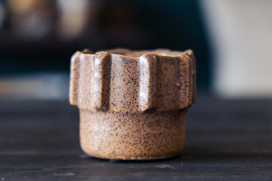 3" Brown Cache Pot