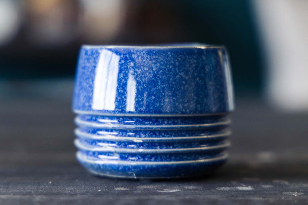 3" Blue Cache Pot