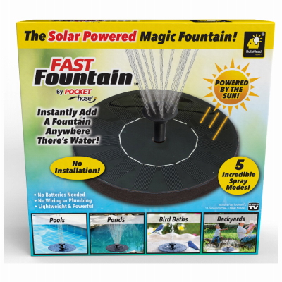 Solar Powered Fast Fountain