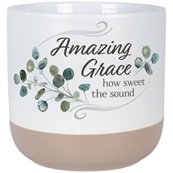 AMAZING GRACE PLANTER POT