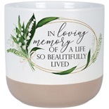 IN LOVING MEMORY PLANTER POT