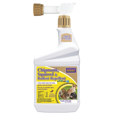Chipmunk, Squirrel & Rodent Repellent 32oz hose end
