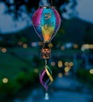 HANGING SOLAR BALLOON BUTTERFLY SPINNER