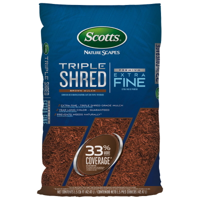 Scotts&reg; Nature Scapes&reg; Triple Shred Brown 1.5cf