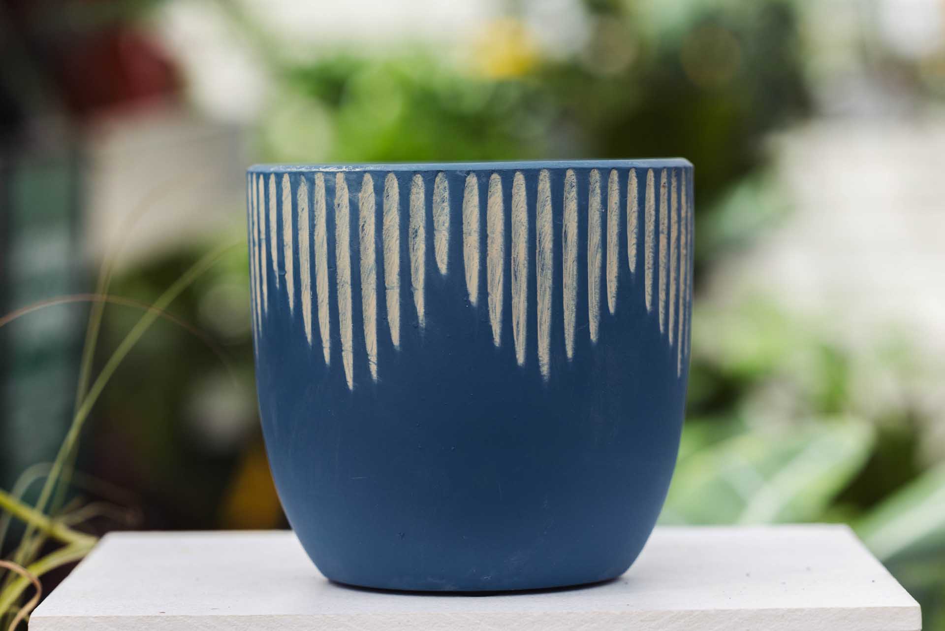 5" Blue Cache Pot