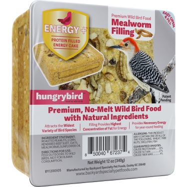 Hungrybird Energy Cake Mealworm Filling 12oz