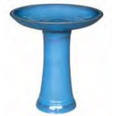 Ella Ceramic Birdbath Set Ultramarine
